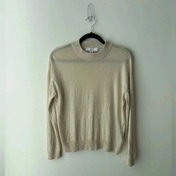 Magaschoni neutral color crewneck sweater - Picture 1 of 7